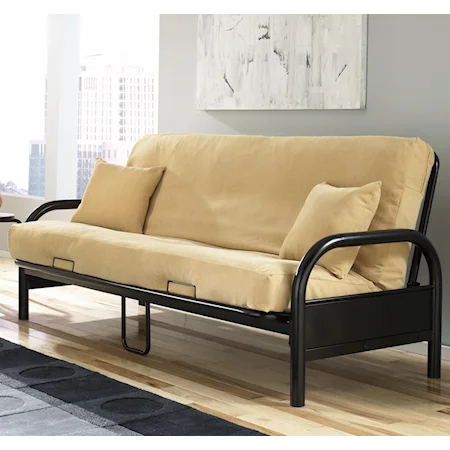 Saturn Futon w/ Black Innerspring Mattress